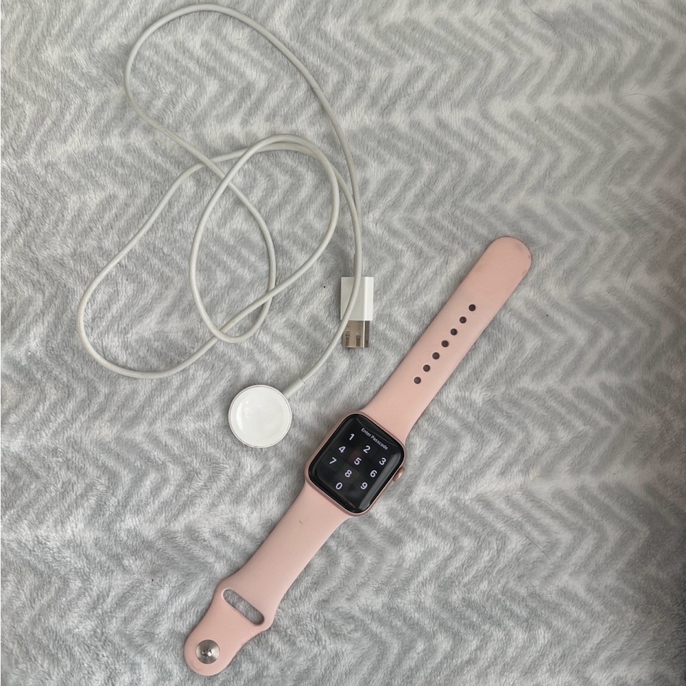 Smartwatch with Pink Band